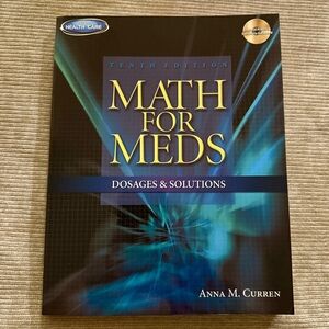 Math for Meds Tenth Edition Book RN Nurse LVN LPN Medication Dosages